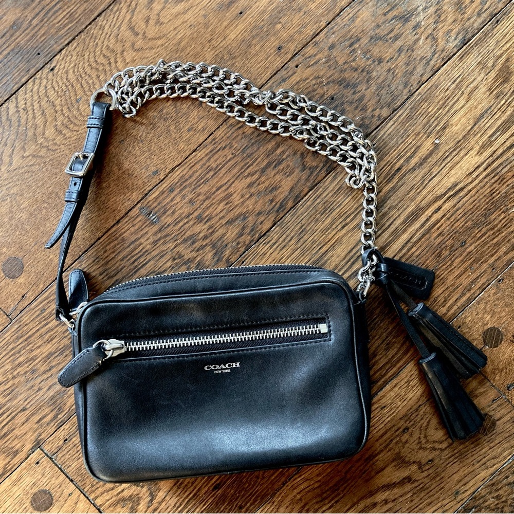 Coach Black Leather Crossbody